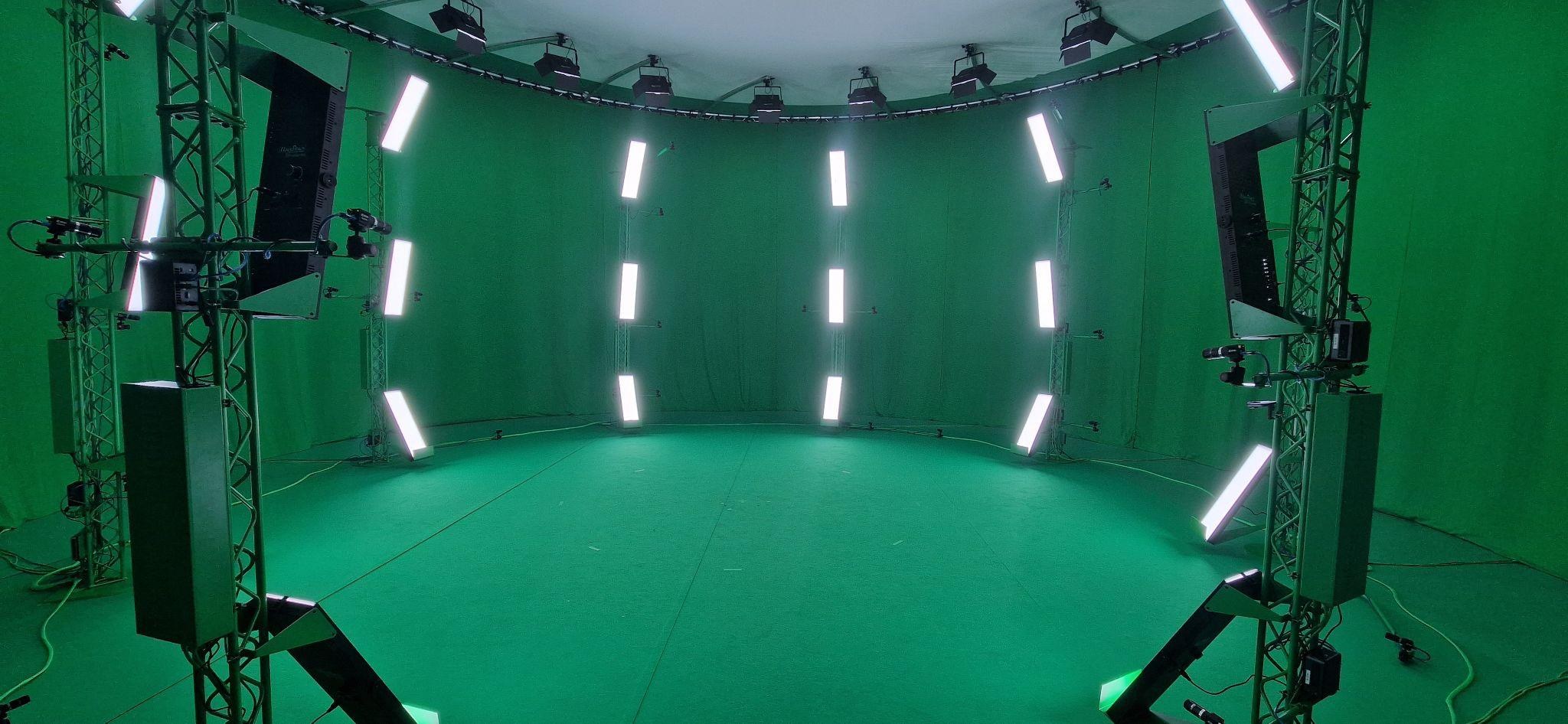 FABRIC — le rig de capture volumétrique, tours de lumière en cercle